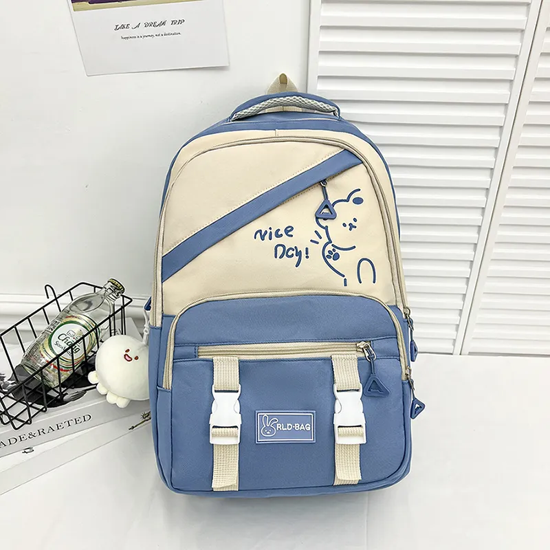 SUN EARTH &U Nylon Backpack Unisex Multicolor-5