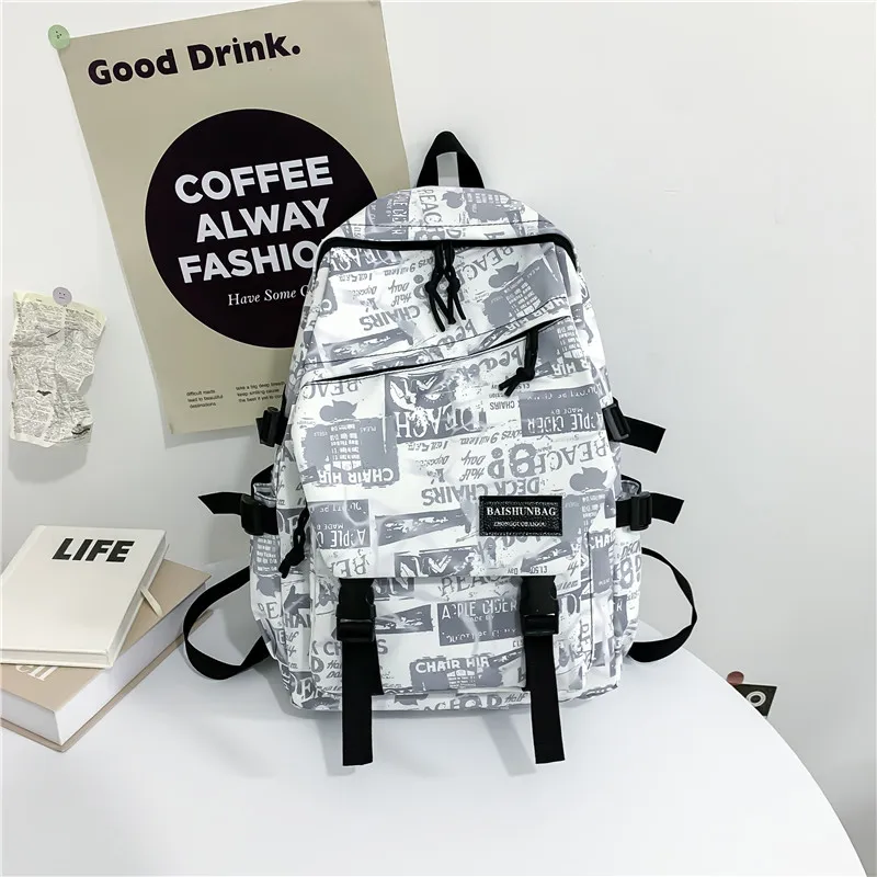 SUN EARTH &U Composite Cloth Backpack Unisex Multicolor-1