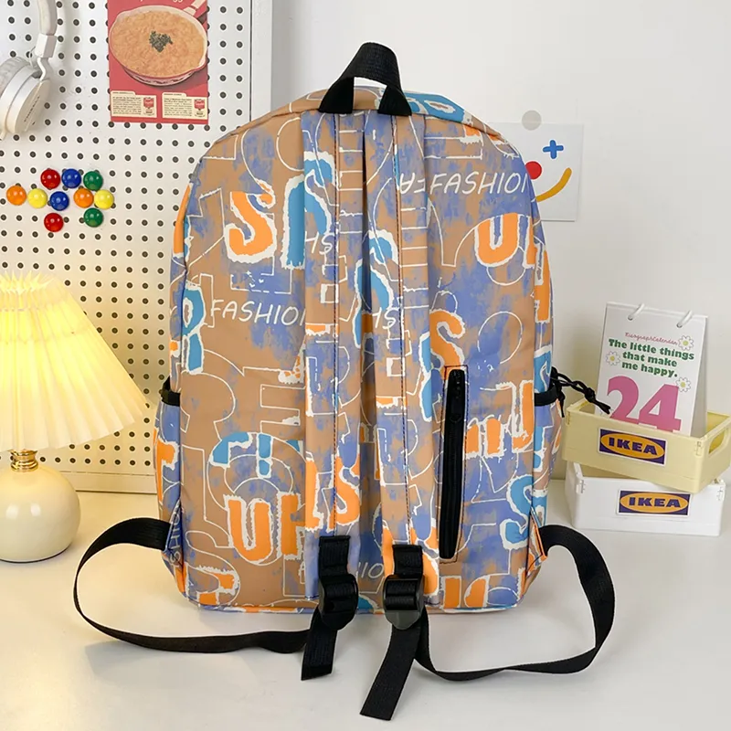 SUN EARTH &U Nylon Backpack Unisex Multicolor-5