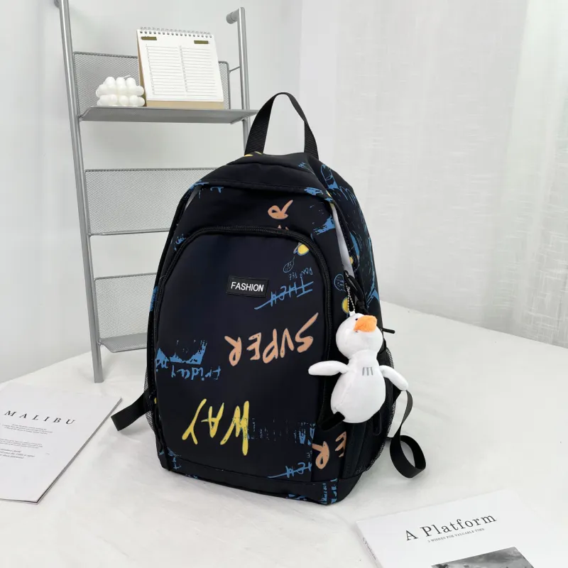 SUN EARTH &U High quality Fabric Backpack Unisex Multicolor-1