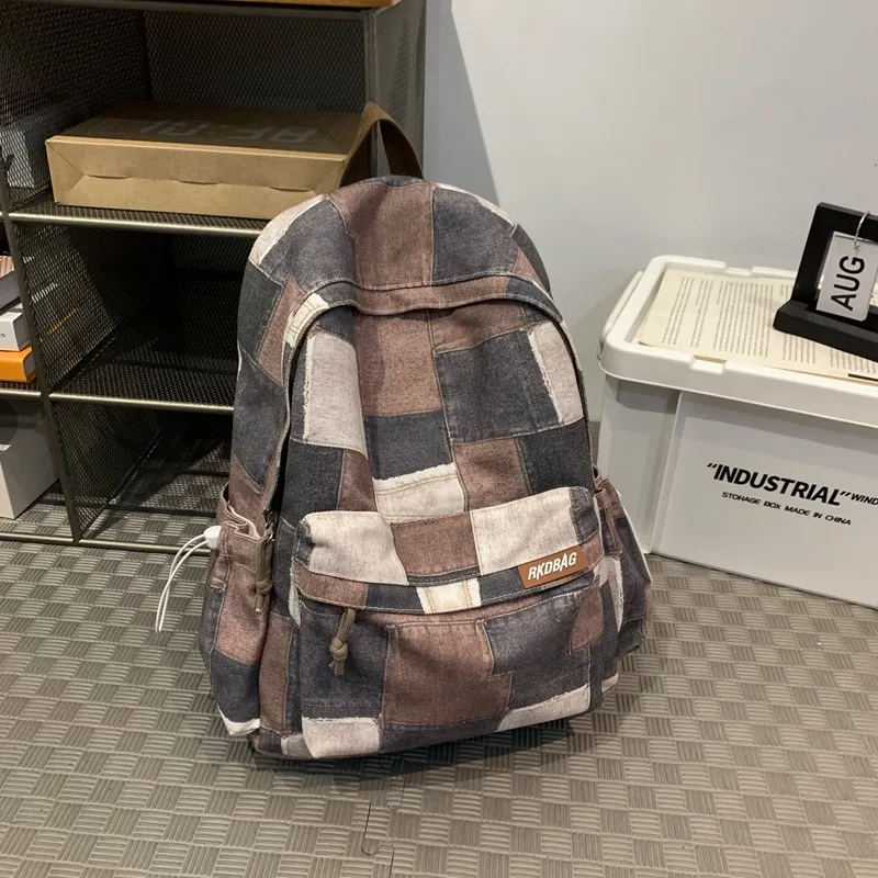 SUN ERATH&U Canvas Canvas Bag Backpack Regular Unisex Multicolor-4