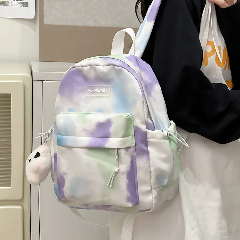 SUN EARTH &U Nylon Backpack Women's Multicolor-11