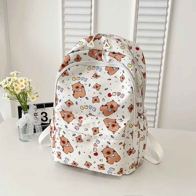 SUN EARTH &U Nylon Backpack Unisex Multicolor-1