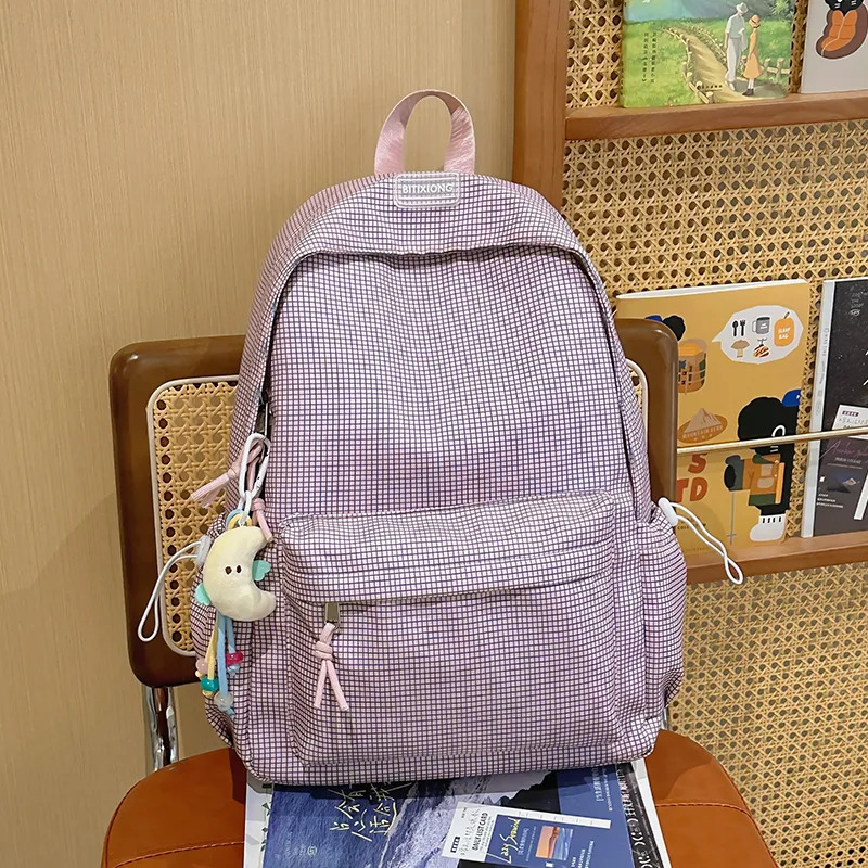 SUN EARTH &U Nylon Backpack Large Size Unisex Multicolor-4