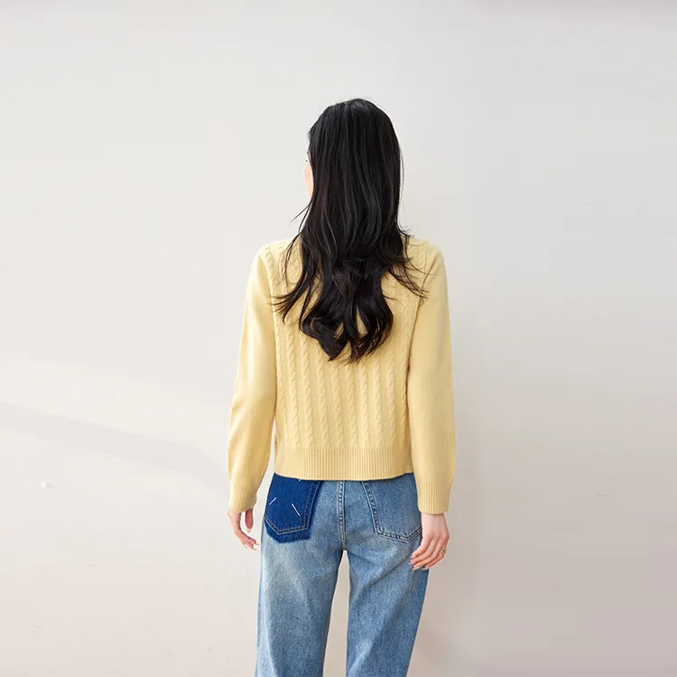 La Chapelle Knitwear Women's Yellow-1