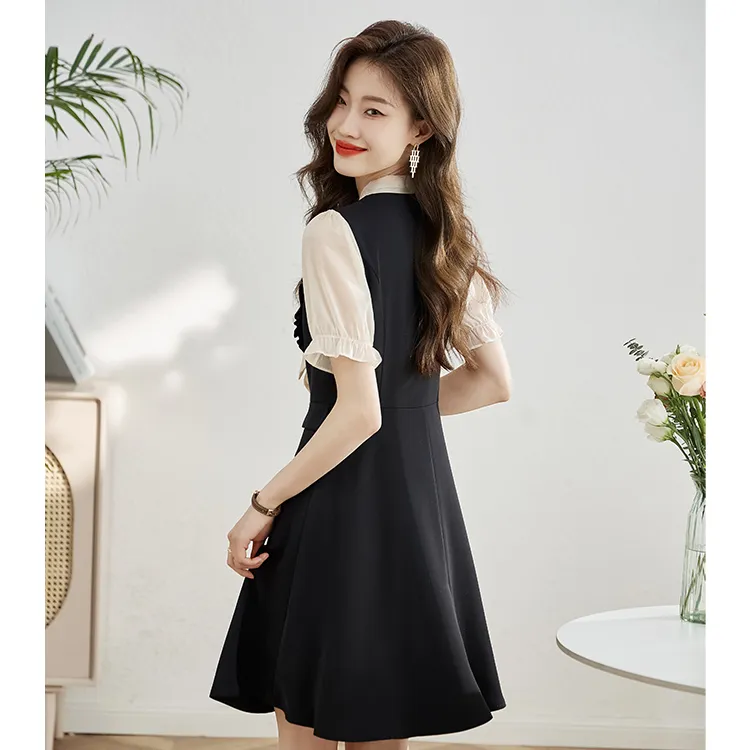 La Chapelle Short Sleeved Dress Women's-14