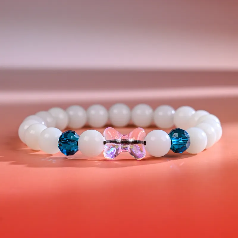 XUWU White Jade Bodhi Bracelets Unisex-3