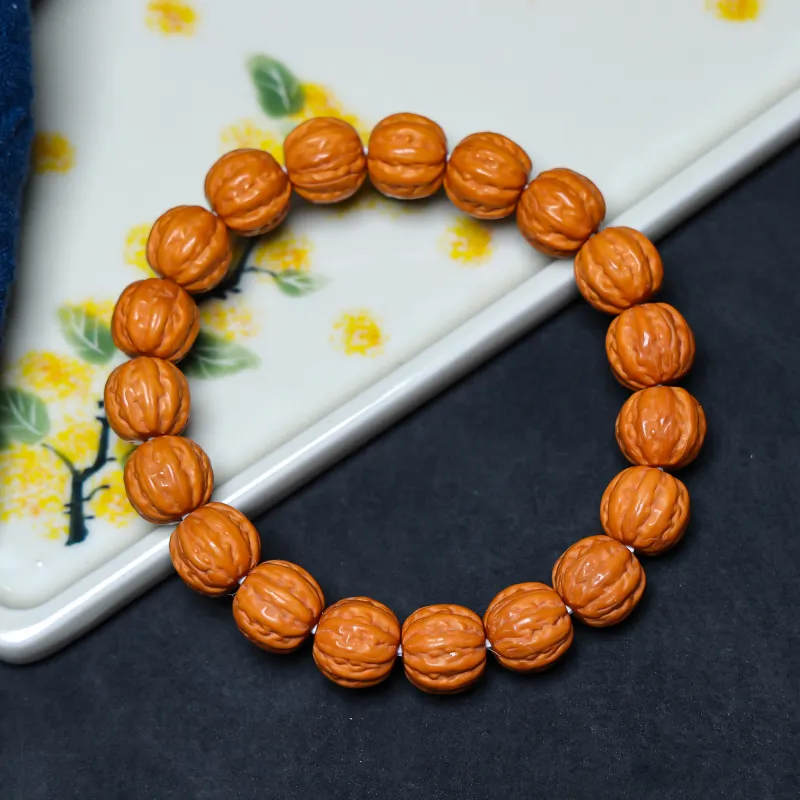 XUWU Monkey Head Walnut Bracelets Unisex-7