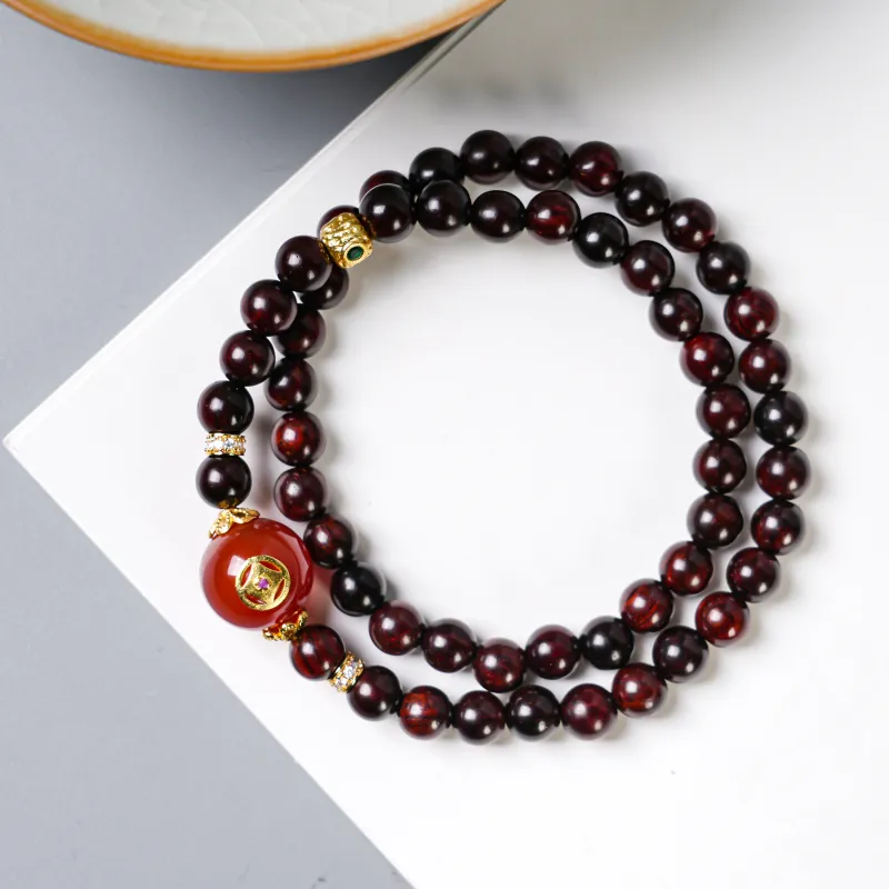 XUWU Red Sandalwood Bracelets Unisex-4