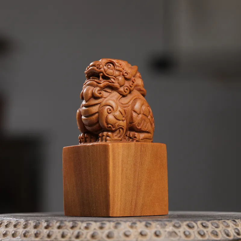 XUWU Laoshan Sandalwood Wooden Collectibles Unisex-2