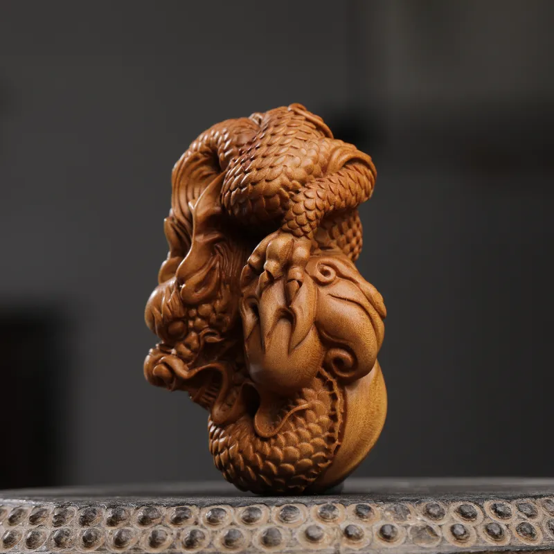 XUWU Laoshan Sandalwood Wooden Collectibles Unisex-3