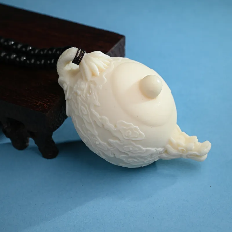 XUWU Ivory Nut Handheld Teapot Handle Unisex-5