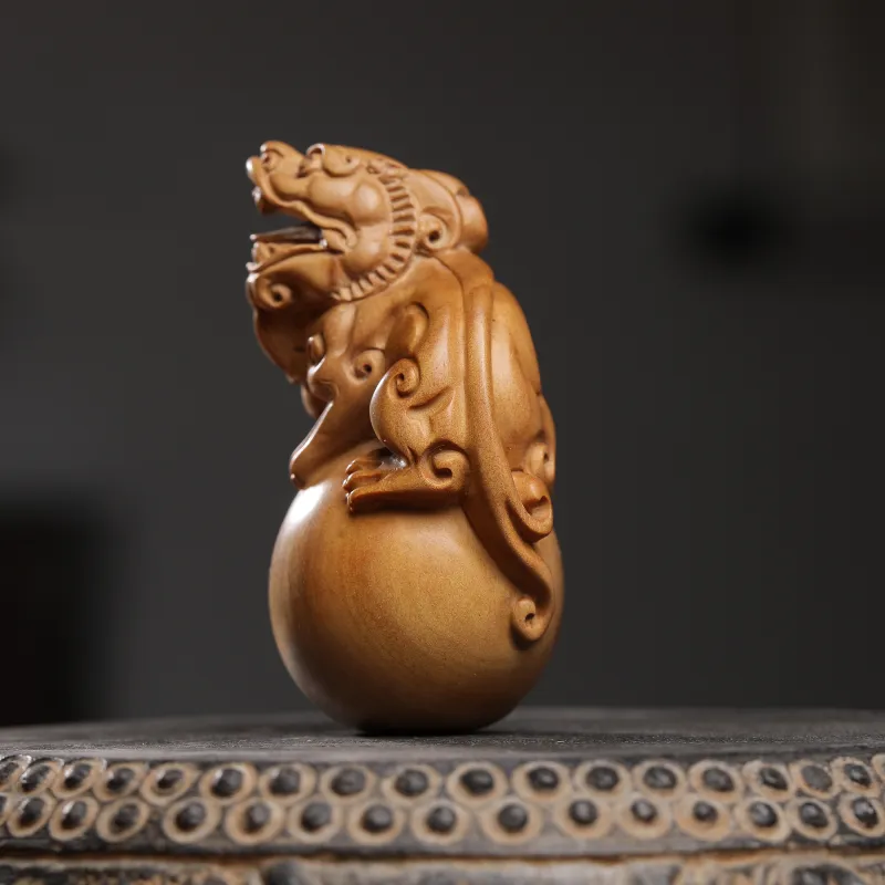 XUWU Laoshan Sandalwood Wooden Collectibles Unisex-3