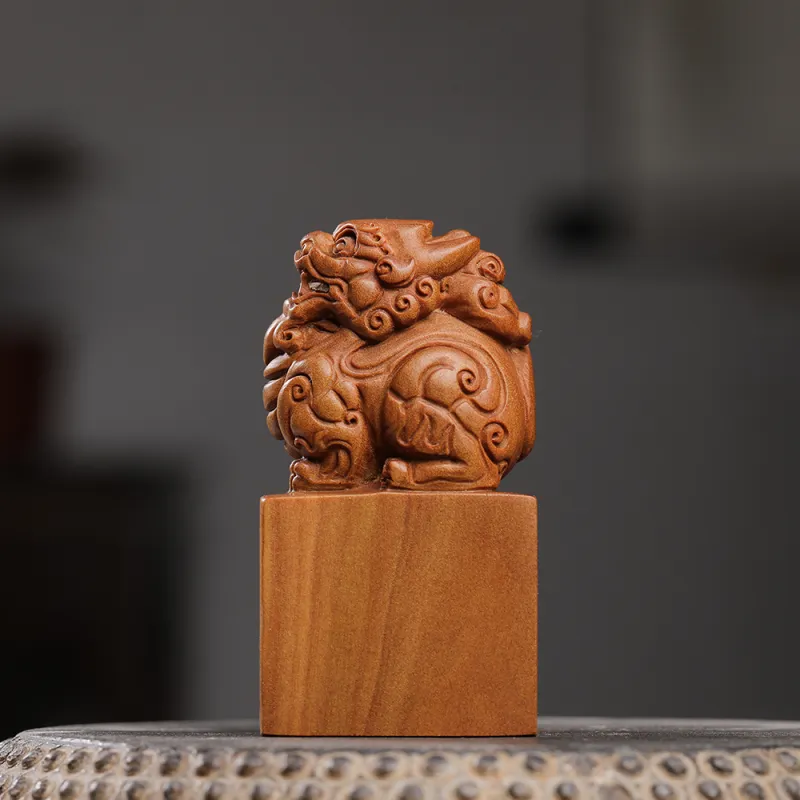 XUWU Laoshan Sandalwood Wooden Collectibles Unisex-3