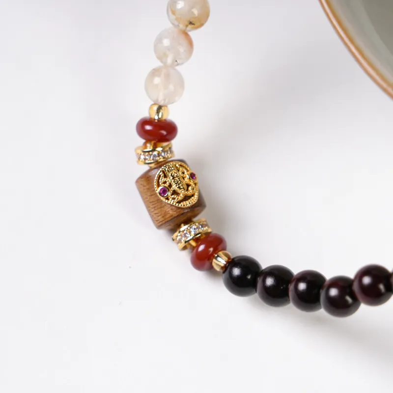 XUWU Red Sandalwood Bracelets Unisex-1