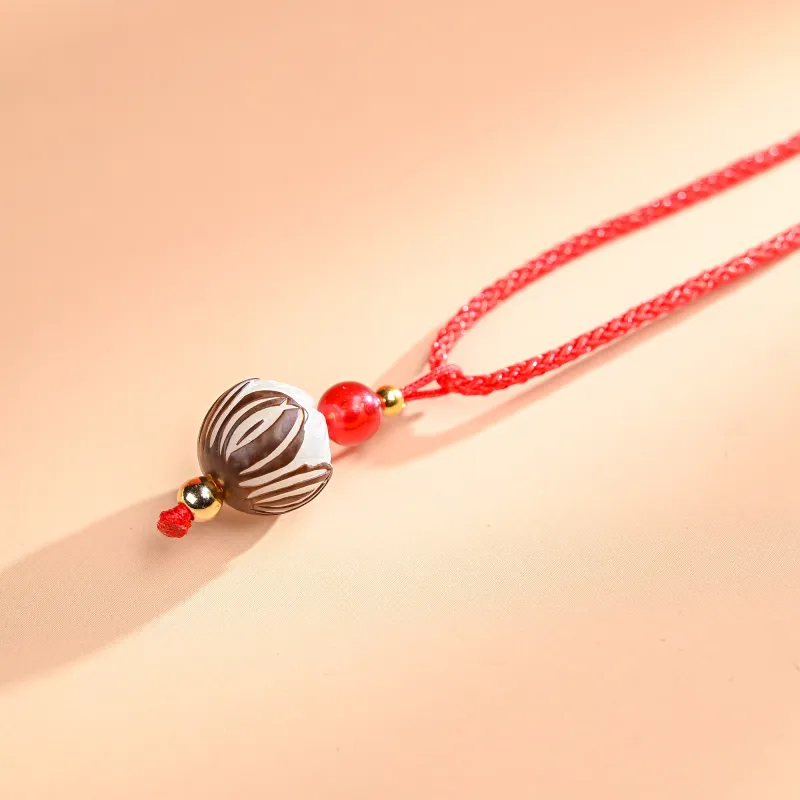 XUWU White Jade Bodhi Necklaces Unisex-6