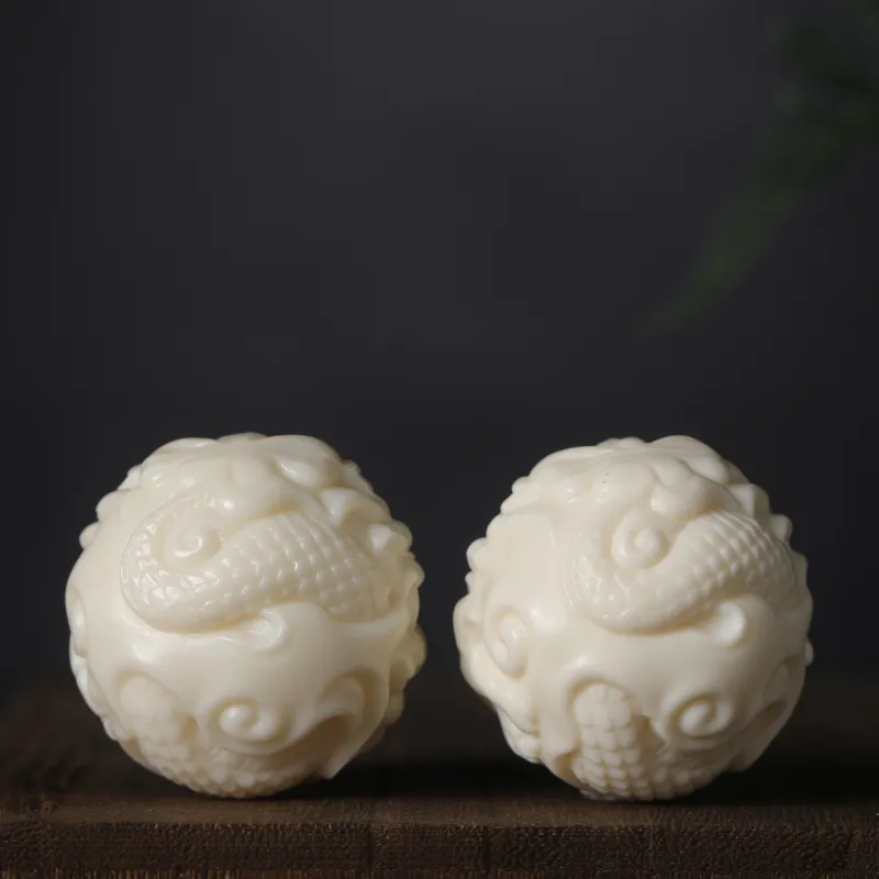 XUWU Ivory Nut Handlebar Piece Unisex-3