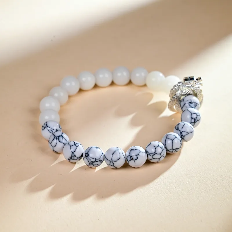 XUWU White Jade Bodhi Bracelets Unisex-4