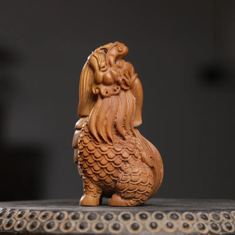 XUWU Laoshan Sandalwood Wooden Collectibles Unisex-3