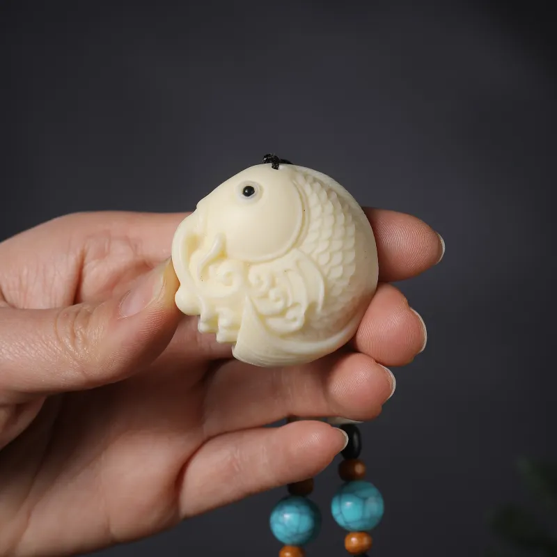 XUWU Ivory Nut Handlebar Piece Unisex-3