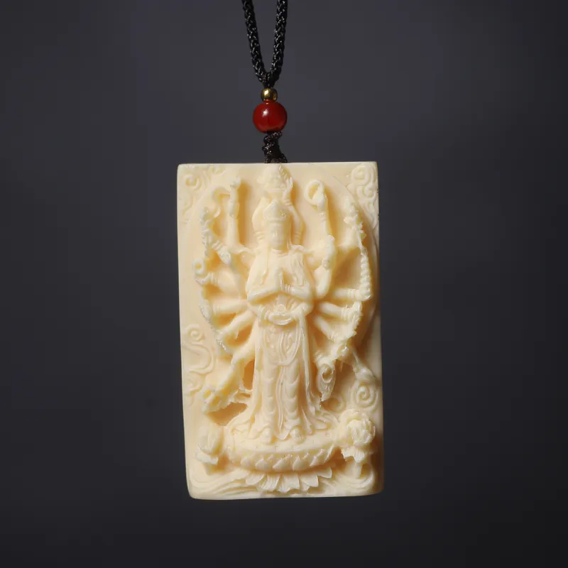 XUWU Ivory Nut Necklaces Unisex-5
