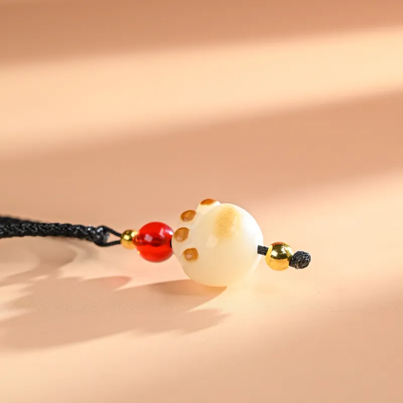 XUWU White Jade Bodhi Necklaces Unisex-3