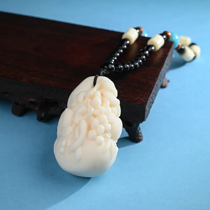 XUWU Ivory Nut Handlebar Piece Unisex-5