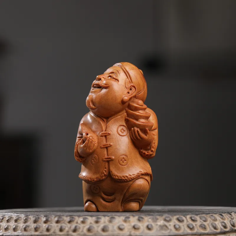 XUWU Laoshan Sandalwood Wooden Collectibles Unisex-3