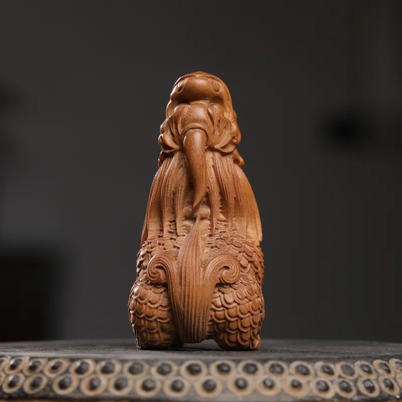 XUWU Laoshan Sandalwood Wooden Collectibles Unisex-4