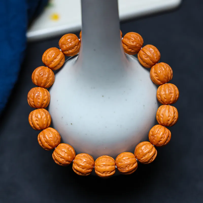 XUWU Monkey Head Walnut Bracelets Unisex-9