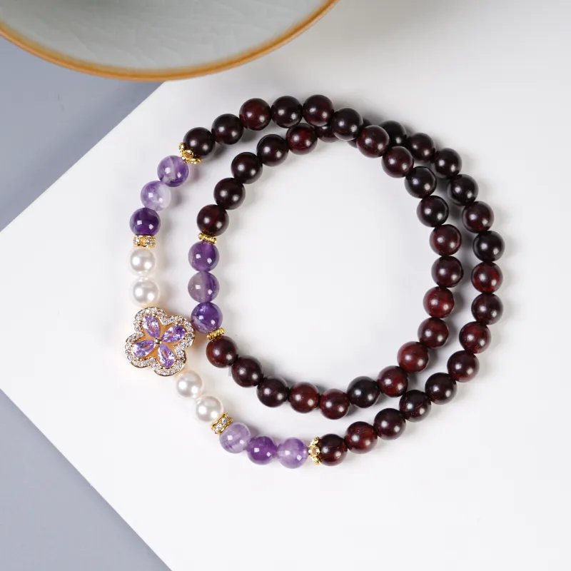 XUWU Red Sandalwood Bracelets Unisex-2