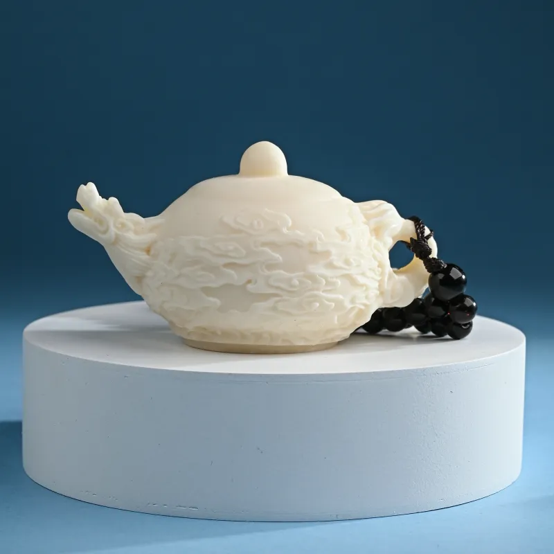 XUWU Ivory Nut Handheld Teapot Handle Unisex-2