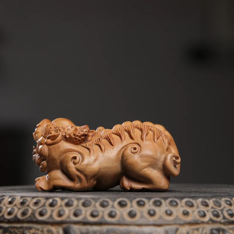 XUWU Laoshan Sandalwood Wooden Collectibles Unisex-4