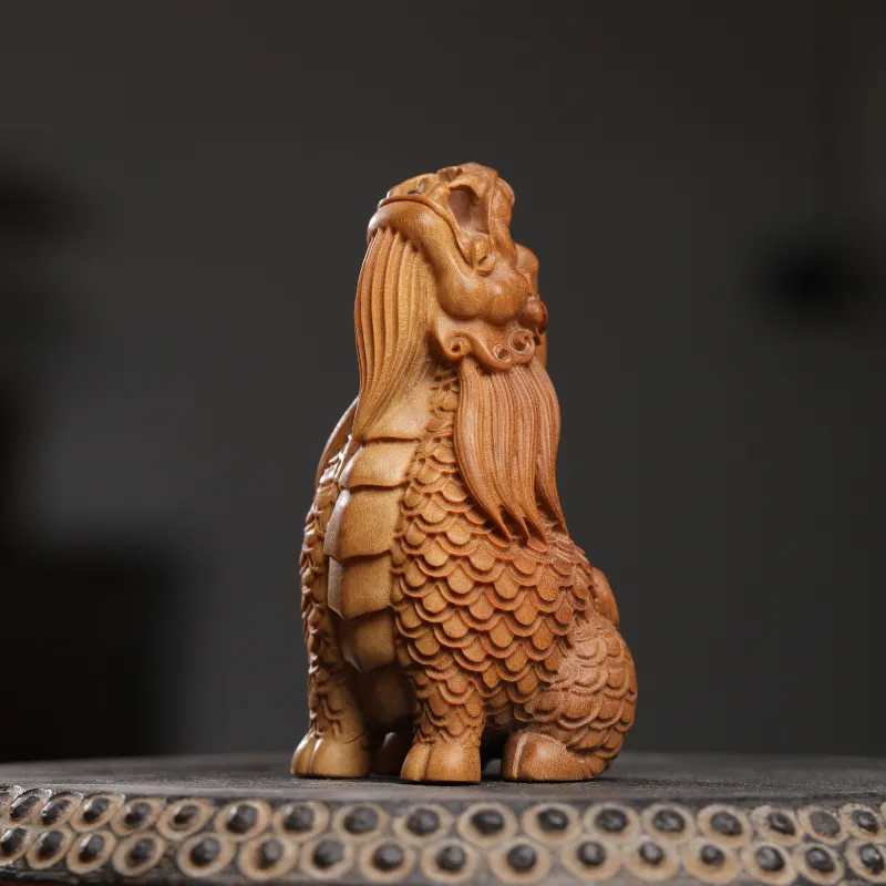 XUWU Laoshan Sandalwood Wooden Collectibles Unisex-2