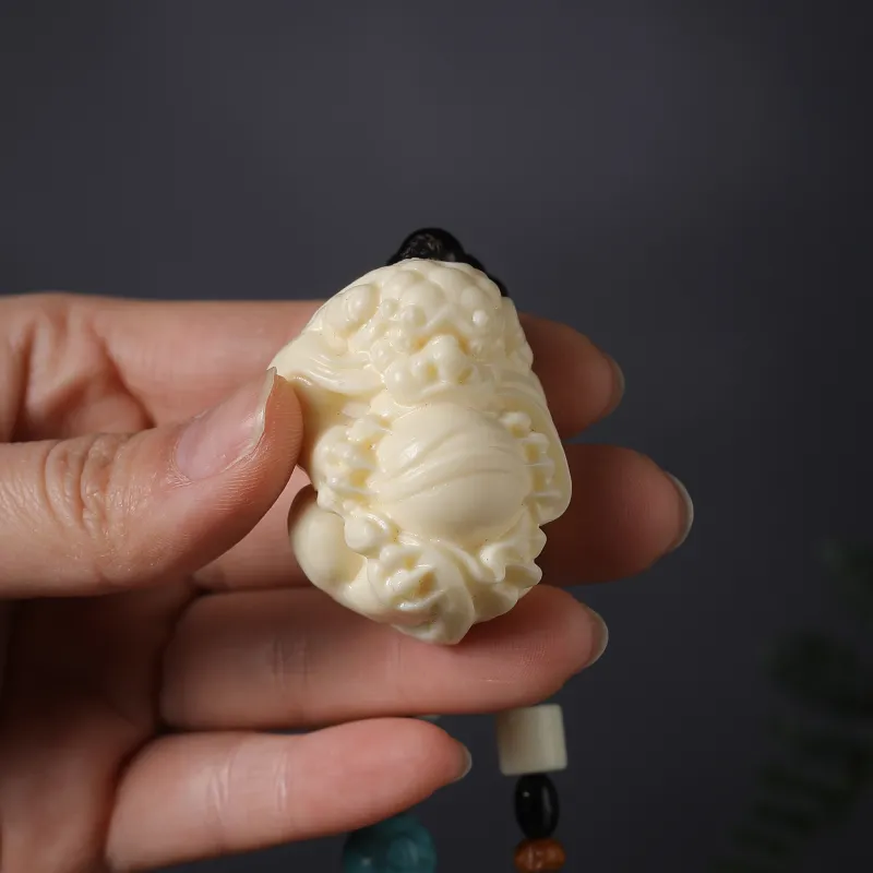 XUWU Ivory Nut Handlebar Piece Unisex-3
