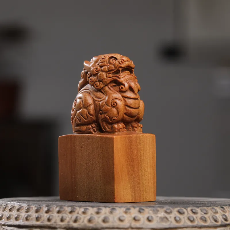 XUWU Laoshan Sandalwood Wooden Collectibles Unisex-5