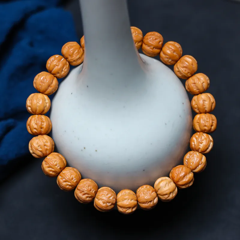 XUWU Monkey Head Walnut Bracelets Unisex-4