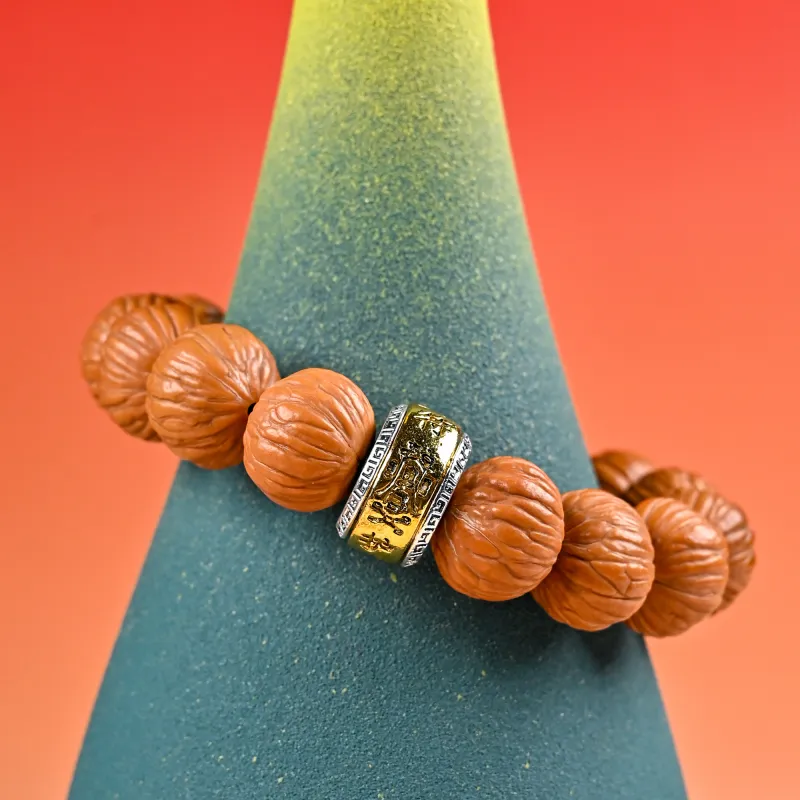XUWU Monkey Head Walnut Bracelets Unisex-13