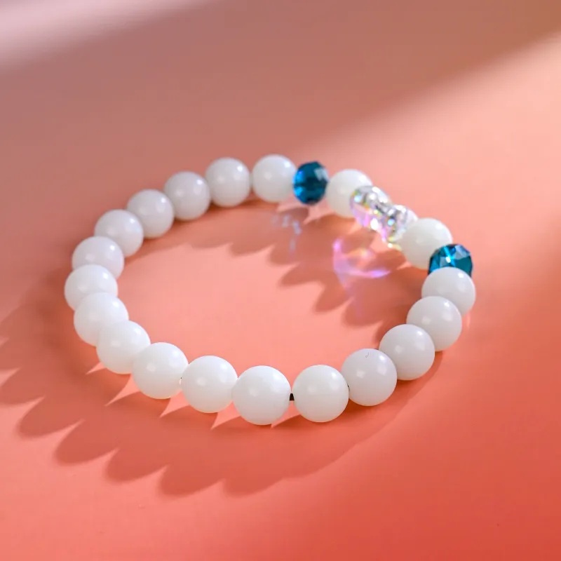 XUWU White Jade Bodhi Bracelets Unisex-6