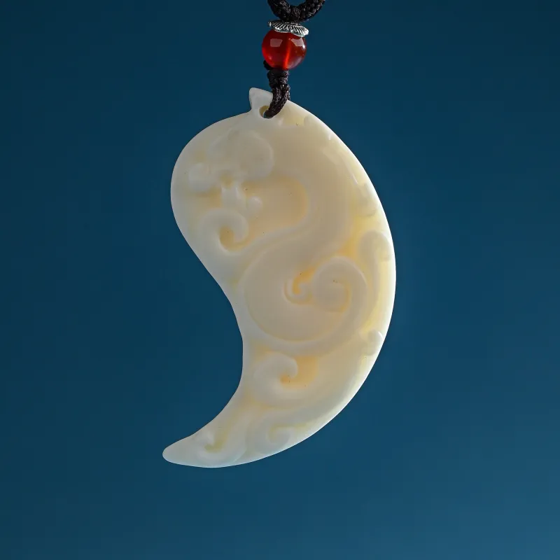 XUWU Ivory Nut Bodhi Pendant Unisex-5