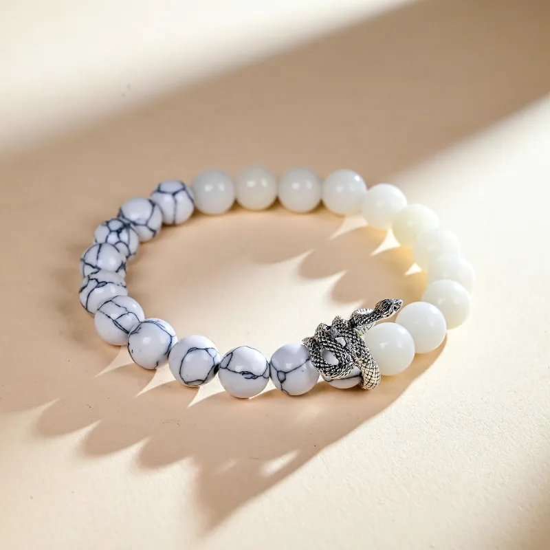 XUWU White Jade Bodhi Bracelets Unisex-6