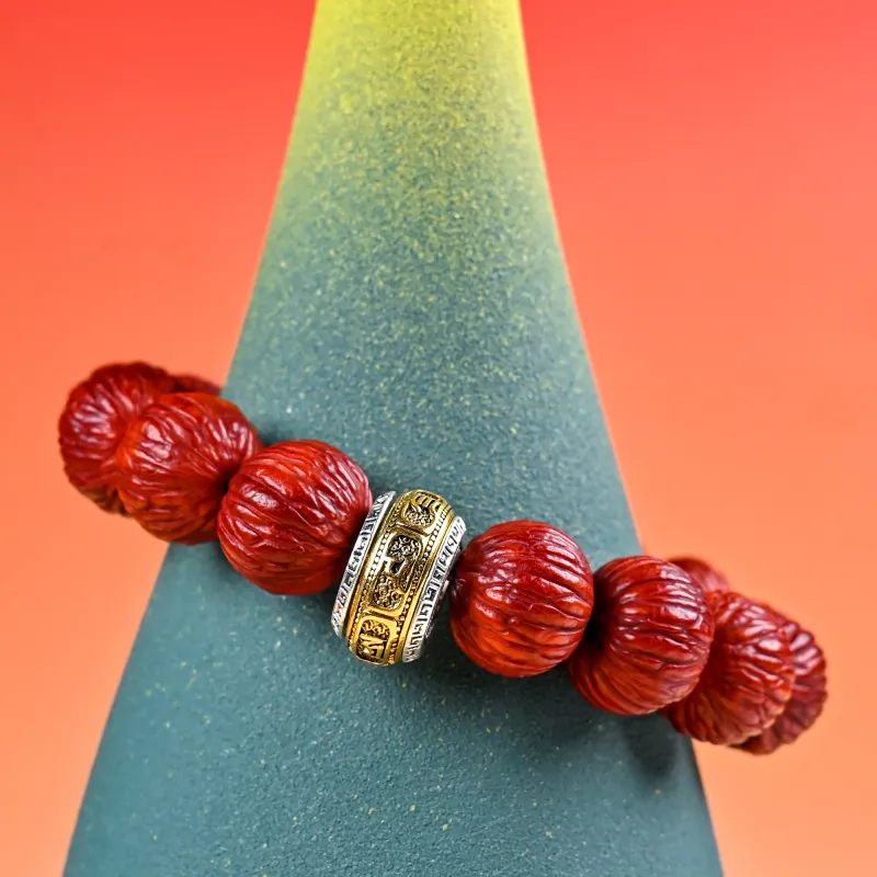 XUWU Monkey Head Walnut Bracelets Unisex-8