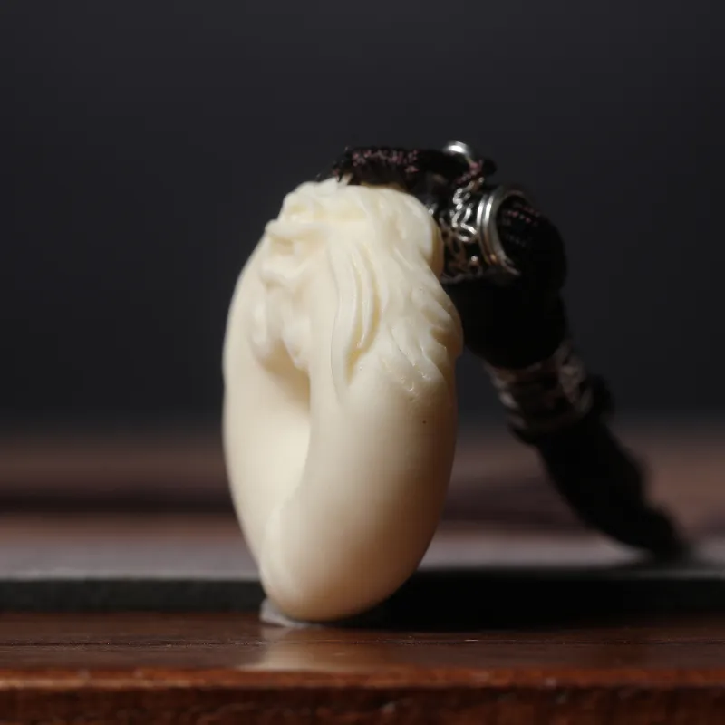 XUWU Ivory Nut Pendant Necklaces Unisex-8