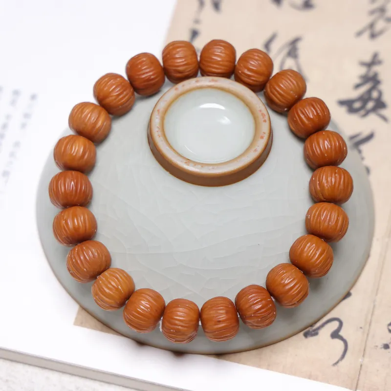 XUWU Monkey Head Walnut Bracelets Unisex-2
