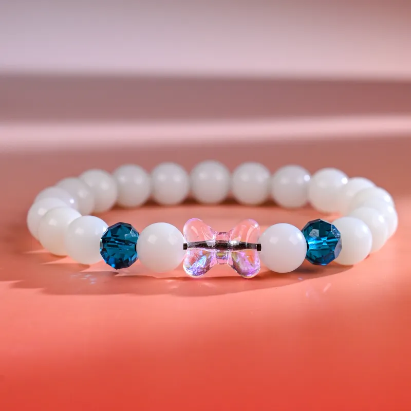 XUWU White Jade Bodhi Bracelets Unisex-2