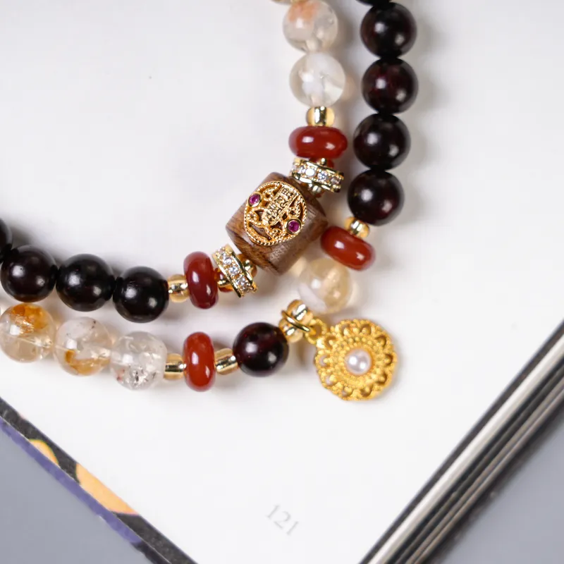 XUWU Red Sandalwood Bracelets Unisex-7