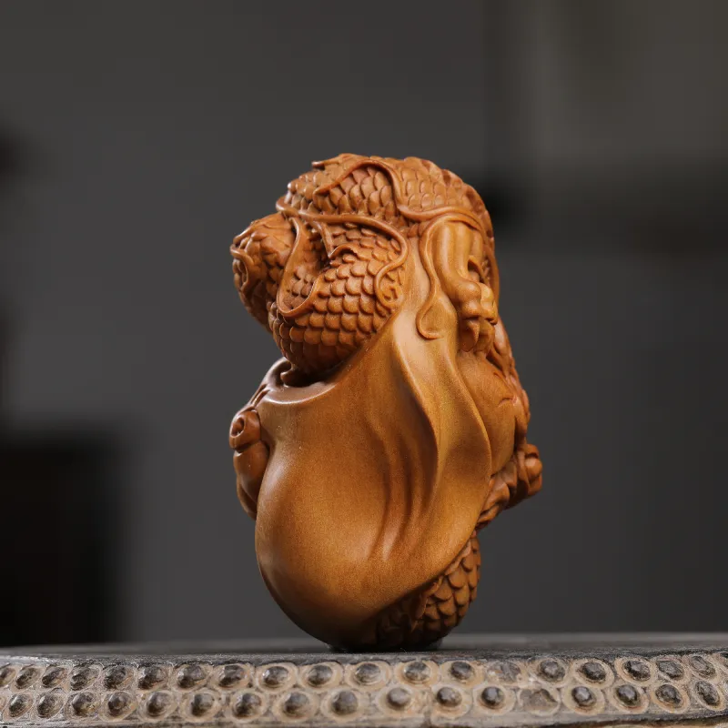 XUWU Laoshan Sandalwood Wooden Collectibles Unisex-4