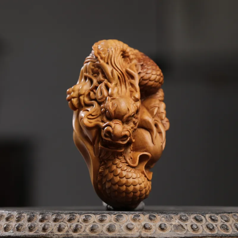 XUWU Laoshan Sandalwood Wooden Collectibles Unisex-2