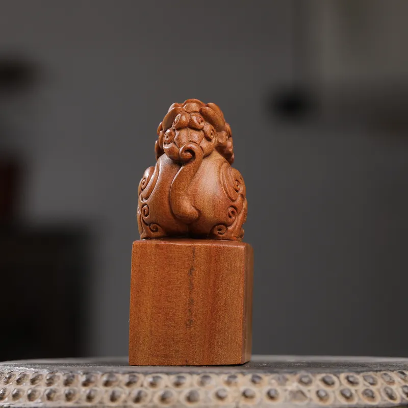 XUWU Laoshan Sandalwood Wooden Collectibles Unisex-4