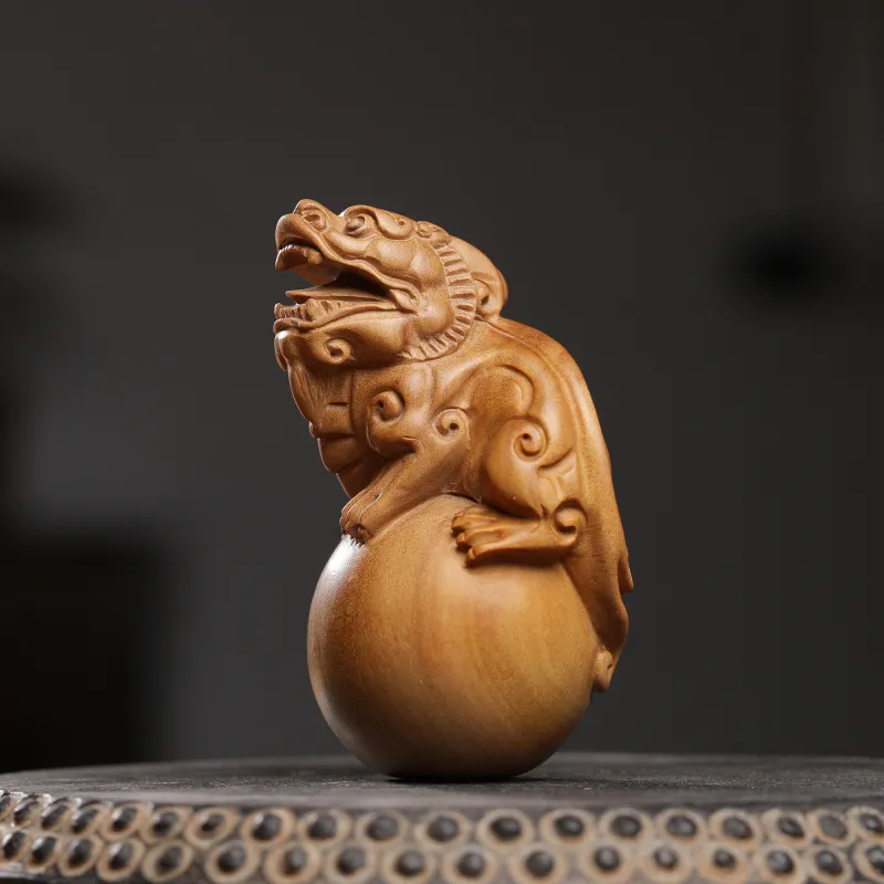 XUWU Laoshan Sandalwood Wooden Collectibles Unisex-2